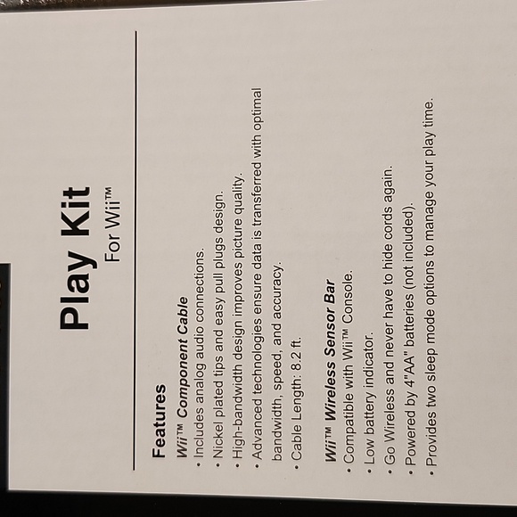 NIB Patrionics Play Kit For Wii - Picture 4 of 14